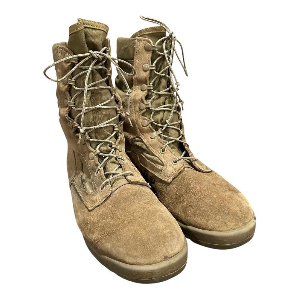 Belleville USMC Hot Weather Combat Boots Coyote Brown Suede Vibram 11 R EGA